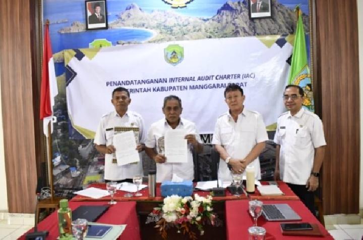 Bupati Edi Endi Teken Piagam Pengawasan Internal, Tegaskan APIP Harus Jaga Reputasi Pemda