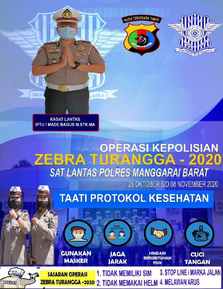 Polres Mabar Gelar Operasi Zebra Turangga, Ini Pelanggaran yang Ditindak