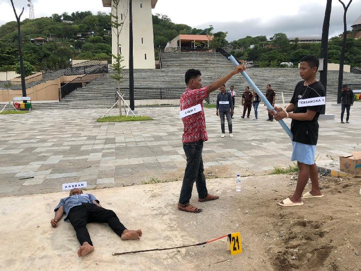 Gelar Rekonstruksi Kasus Pengeroyokan di Waterfront City Labuan Bajo, 25 Adegan Diperagakan