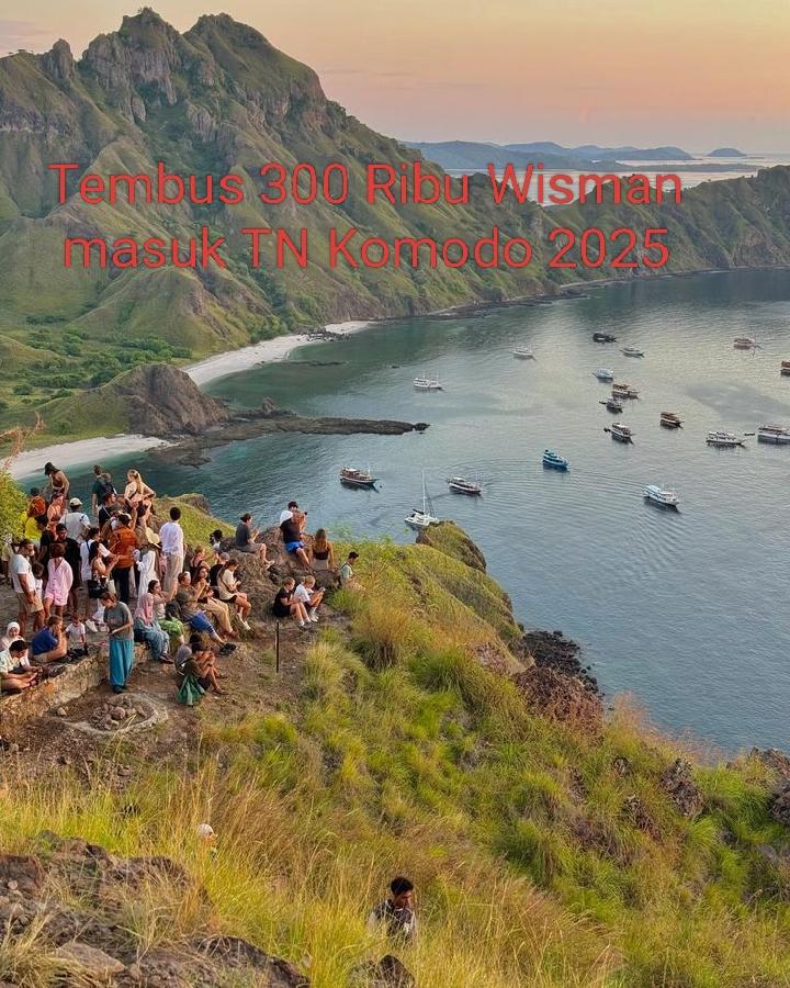 Wisatawan Komodo Hampir Tembus 300 Ribu, TNK Jadi Magnet Wisman 2025
