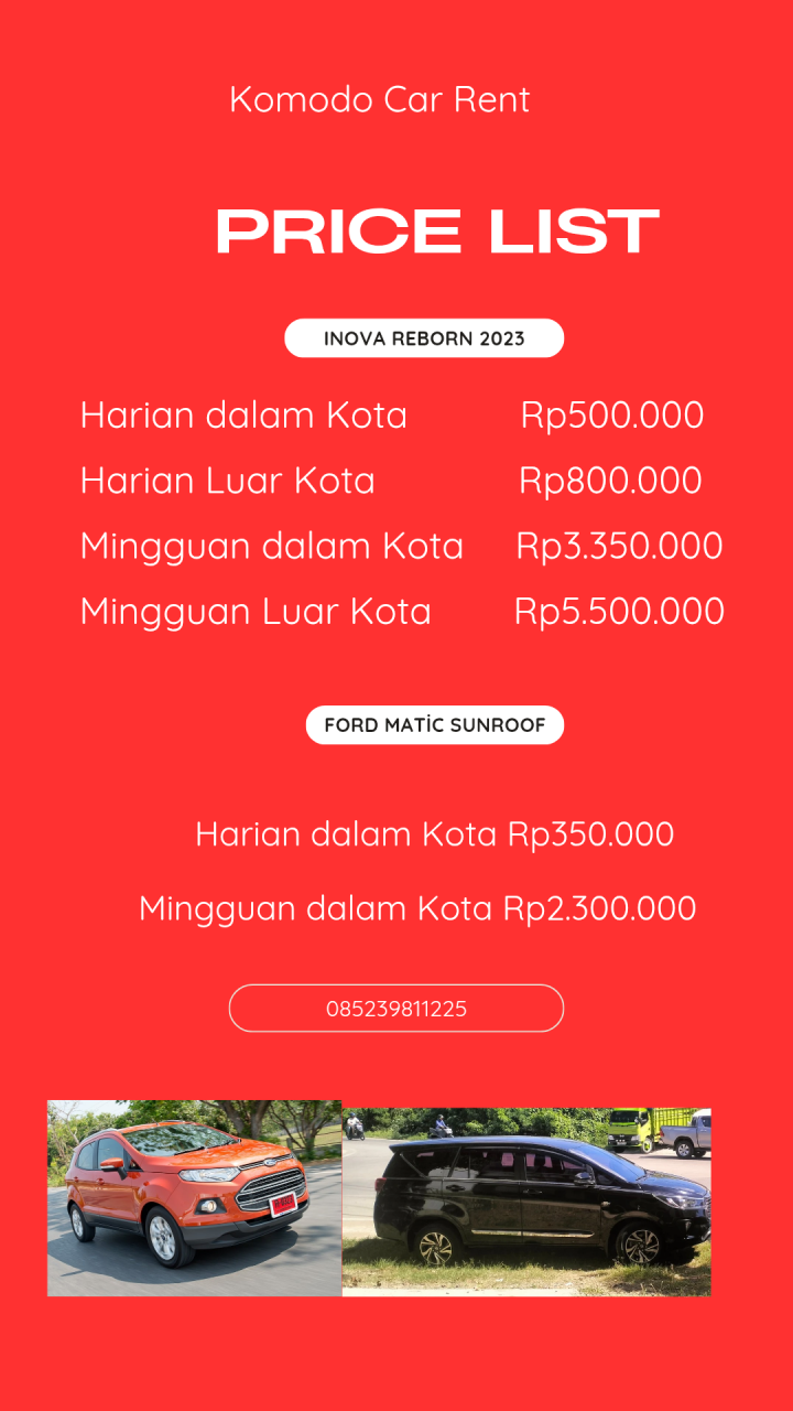 Rental Mobil Labuan Bajo