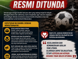 Empati Terhadap Korban Bencana, Turnamen PSSI CUP II Manggarai Barat Resmi Ditunda Sementara