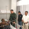 Hadir Sebagai Orang Tua, Dandim 1630/ Mabar Jenguk Korban Pemukulan Oleh Anggota TNI di RS Siloam Labuan Bajo.